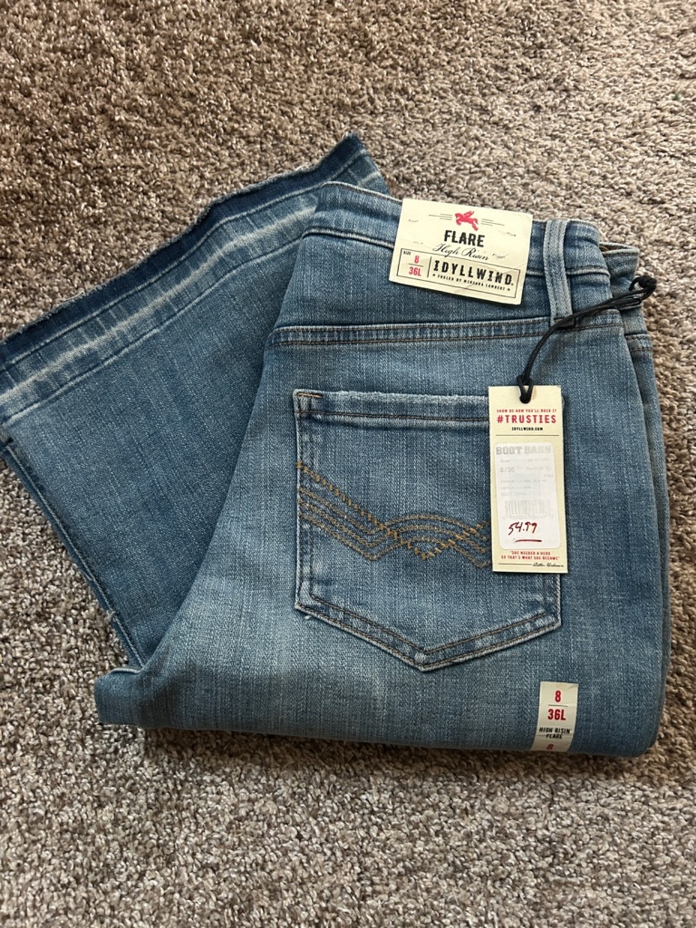 Idyllwind Women’s Boot Cut Jeans - Light Blue Denim